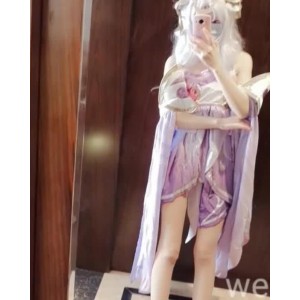 推特少女仙COS嫦娥作品