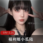 高颜值福利姬小瓜陆合集172图集59小视频3.2G爆C自拍资源