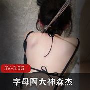 3.6G字母圈森杰3部圈养教育记录太顶了
